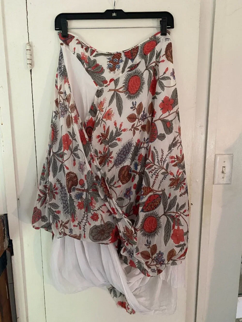 Vivienne Westwood Anglomania Blouse & Skirt Set in Botanical Poppy Print - Picture 10 of 13